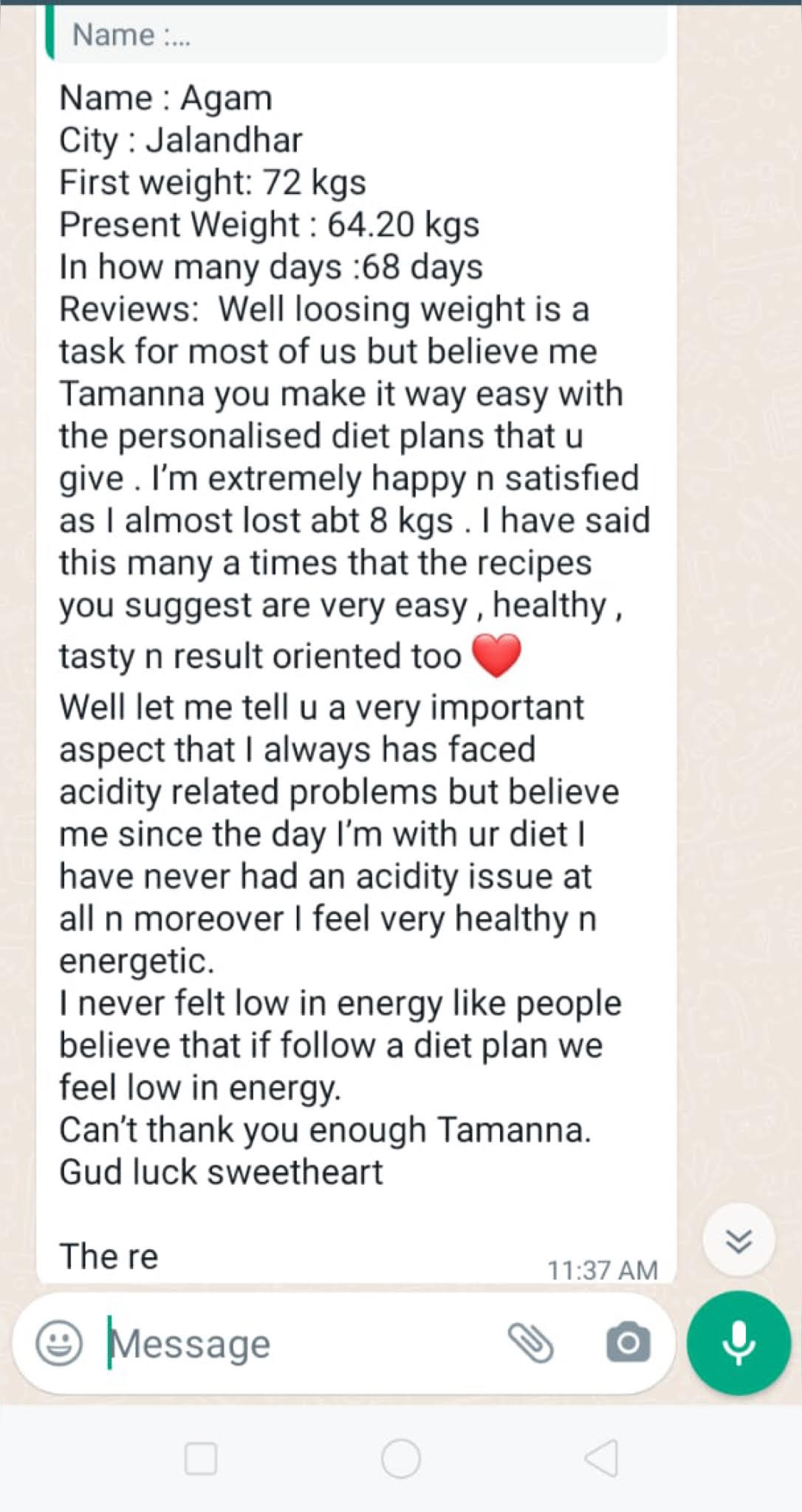 Client transformation result image 2